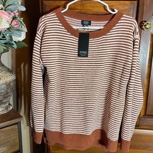 Jones New York burnt orange sweater